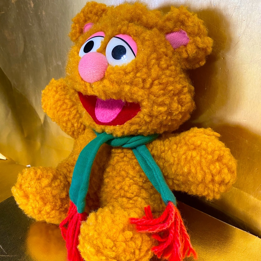SESAME STREET VYG 1987 MUPPET BABIES BABY FOZZIE BEAR CHRISTMAS JIM HENSON